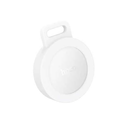 LOCALISATEUR D'OBJETS - TAG UNIVERSEL CERTIFIÉ APPLE FIND MY® ET ANDROID FIND MY DEVICE® - FORMAT PORTE CLÉS - BLANC - HOCO - 1