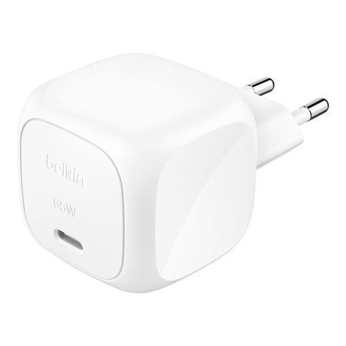 CHARGEUR SECTEUR USB-C 65W PD-PPS - BLANC - BELKIN - 1