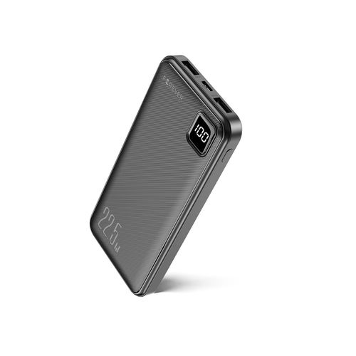 BATTERIE DE SECOURS 10 000 MAH 2 USB-A OUT + 1 USB-C IN/OUT - NOIR - FOREVER - 4