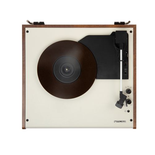 TOURNE-DISQUES VINYLES + FONCTION STEREO BLUETOOTH 2 x 5W + CELLULE AUDIO-TECHNICA - CREME - MUSE - 2