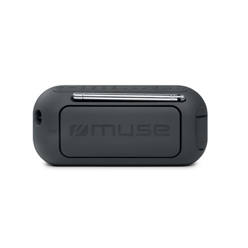 ENCEINTE BLUETOOTH PORTABLE 10W SPLASH PROOF IPX4 + RADIO DAB+/FM - NOIR - MUSE - 3