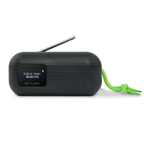 ENCEINTE BLUETOOTH PORTABLE 10W SPLASH PROOF IPX4 + RADIO DAB+/FM - NOIR - MUSE - 2