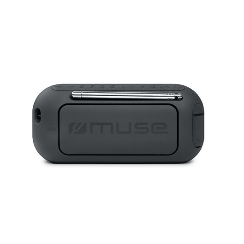 ENCEINTE BLUETOOTH PORTABLE 10W SPLASH PROOF IPX4 + RADIO DAB+/FM - NOIR - MUSE - 3