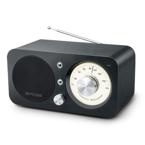 ENCEINTE BLUETOOTH 5W + RADIO FM - NOIR - MUSE - 1