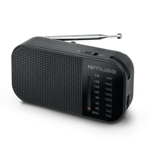 RADIO PORTABLE FM/MW - NOIR - MUSE - 1