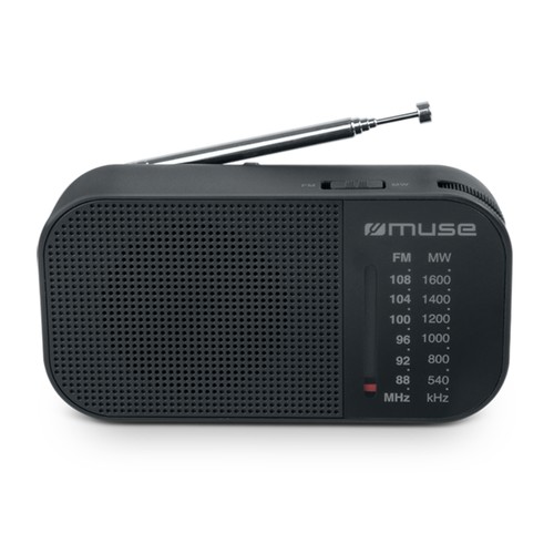 RADIO PORTABLE FM/MW - NOIR - MUSE - 2