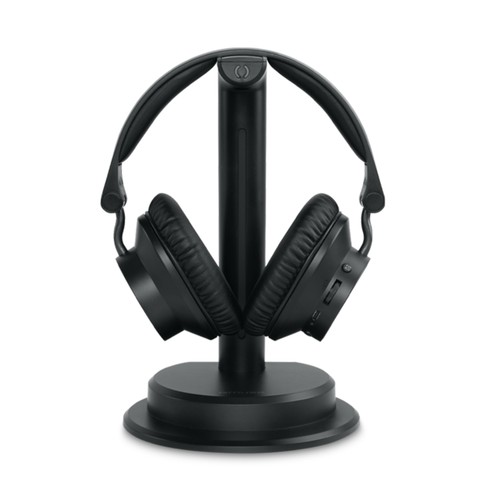 CASQUE TV BLUETOOTH 5.3 + BASE CHARGE & ÉMETTEUR + LONGUE AUTONOMIE - NOIR - MUSE - 1