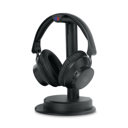 CASQUE TV BLUETOOTH 5.3 + BASE CHARGE & ÉMETTEUR + LONGUE AUTONOMIE - NOIR - MUSE - 2