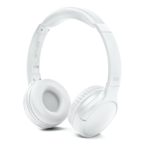 CASQUE AUDIO BLUETOOTH BLANC LONGUE AUTONOMIE + MAINS LIBRES - MUSE - 1