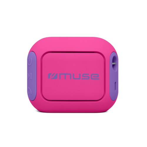 ENCEINTE BLUETOOTH PORTABLE 5W - PREMIUM AVEC BASS BOOST - IPX4 - ROSE - MUSE - 3