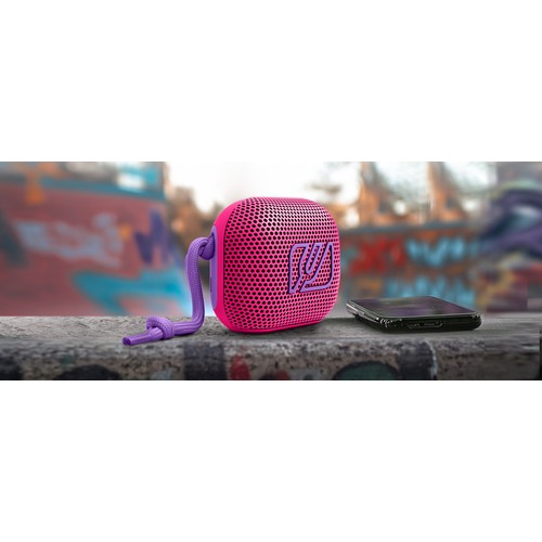 ENCEINTE BLUETOOTH PORTABLE 5W - PREMIUM AVEC BASS BOOST - IPX4 - ROSE - MUSE - 4
