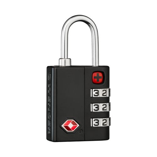 ACCESSOIRE DE VOYAGE POUR LA SÉCURITÉ DES BAGAGES - TRAVEL SENTRY® APPROVED COMBINATION LOCK - NOIR - WENGER - 1