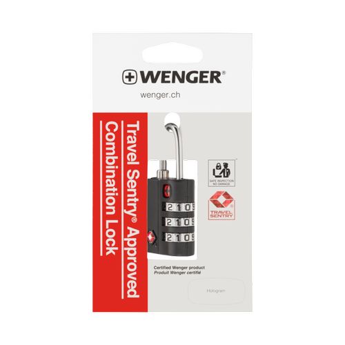 ACCESSOIRE DE VOYAGE POUR LA SÉCURITÉ DES BAGAGES - TRAVEL SENTRY® APPROVED COMBINATION LOCK - NOIR - WENGER - 3