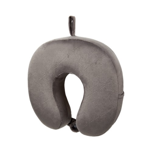 COUSSIN DE VOYAGE À MÉMOIRE DE FORME - MEMORY FOAM TRAVEL NECK PILLOW - GRIS - WENGER - 3