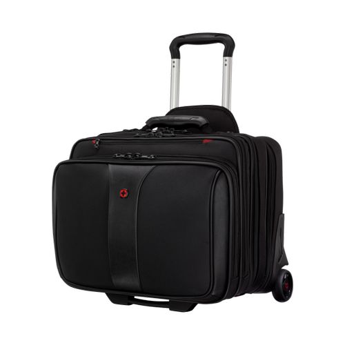 ENSEMBLE BUSINESS 2 PIÈCES AVEC TROLLEY ET SACOCHE COORDONNÉE INCLUSE POUR ORDINATEUR PORTABLE 15,6'' - PATRIOT - NOIR - WENGER - 4