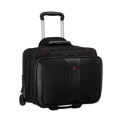 ENSEMBLE BUSINESS 2 PIÈCES AVEC TROLLEY ET SACOCHE COORDONNÉE INCLUSE POUR ORDINATEUR PORTABLE 15,6'' - PATRIOT - NOIR - WENGER - 4