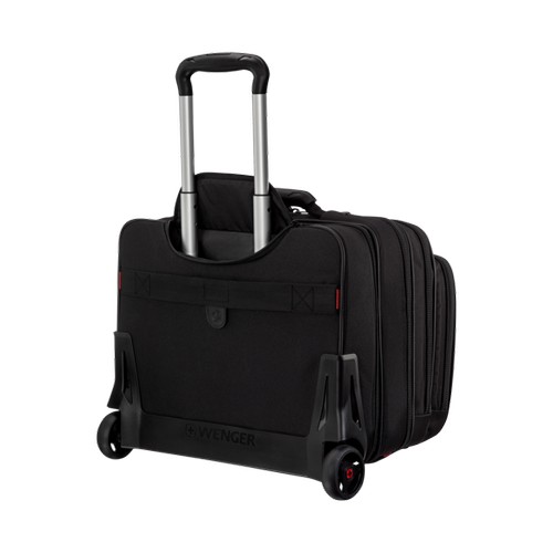 ENSEMBLE BUSINESS 2 PIÈCES AVEC TROLLEY ET SACOCHE COORDONNÉE INCLUSE POUR ORDINATEUR PORTABLE 15,6'' - PATRIOT - NOIR - WENGER - 5