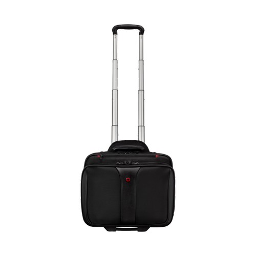 ENSEMBLE BUSINESS 2 PIÈCES AVEC TROLLEY ET SACOCHE COORDONNÉE INCLUSE POUR ORDINATEUR PORTABLE 15,6'' - PATRIOT - NOIR - WENGER - 7