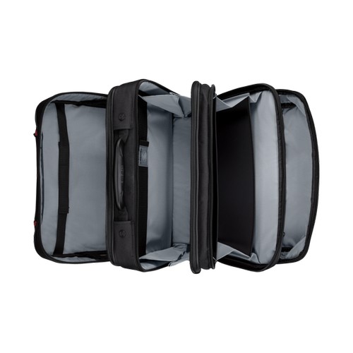 ENSEMBLE BUSINESS 2 PIÈCES AVEC TROLLEY ET SACOCHE COORDONNÉE INCLUSE POUR ORDINATEUR PORTABLE 15,6'' - PATRIOT - NOIR - WENGER - 8