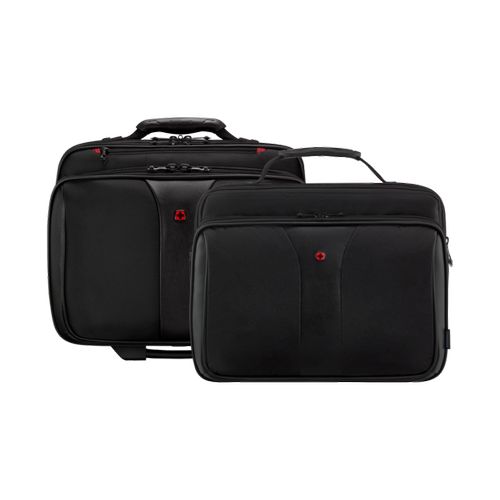 ENSEMBLE BUSINESS 2 PIÈCES AVEC TROLLEY ET SACOCHE COORDONNÉE INCLUSE POUR ORDINATEUR PORTABLE 15,6'' - PATRIOT - NOIR - WENGER - 3