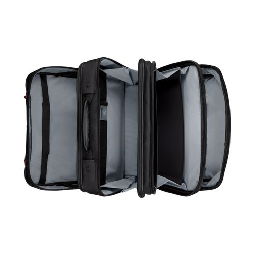 ENSEMBLE BUSINESS 2 PIÈCES AVEC TROLLEY ET SACOCHE COORDONNÉE INCLUSE POUR ORDINATEUR PORTABLE 15,6'' - PATRIOT - NOIR - WENGER - 8