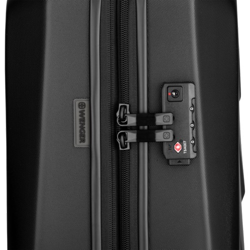 GRANDE VALISE RIGIDE - PRYMO LARGE - NOIR - WENGER - 8