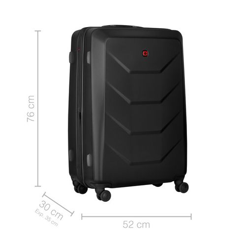 GRANDE VALISE RIGIDE - PRYMO LARGE - NOIR - WENGER - 9