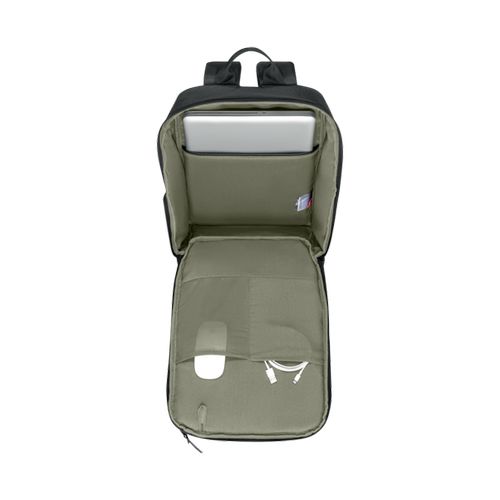 SAC À DOS POUR ORDINATEUR PORTABLE 15,6 POUCES (40 CM) - URBANONE BACKPACK - NOIR - WENGER - 8