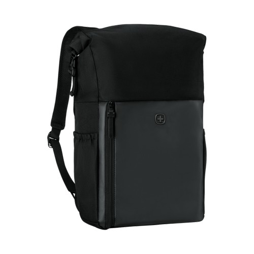 SAC À DOS POUR ORDINATEUR PORTABLE 15,6 POUCES (40 CM) - URBANONE ROLL-TOP BACKPACK - NOIR - WENGER - 2