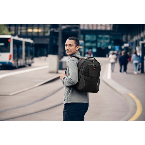 SAC À DOS POUR ORDINATEUR PORTABLE 15.6" AVEC POCHE POUR TABLETTE - ALTAIR - NOIR - WENGER - 9