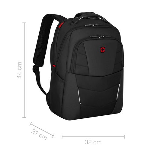 SAC À DOS POUR ORDINATEUR PORTABLE 15.6" AVEC POCHE POUR TABLETTE - ALTAIR - NOIR - WENGER - 8