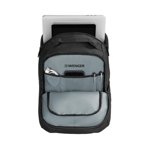 SAC À DOS POUR ORDINATEUR PORTABLE 16" - BQ 16" LAPTOP BACKPACK - NOIR - WENGER - 6