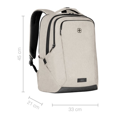 SAC À DOS POUR ORDINATEUR PORTABLE 16’’ AVEC POCHE POUR TABLETTE - MX PROFESSIONAL - SABLE - WENGER - 10