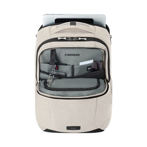 SAC À DOS POUR ORDINATEUR PORTABLE 16’’ AVEC POCHE POUR TABLETTE - MX PROFESSIONAL - SABLE - WENGER - 2