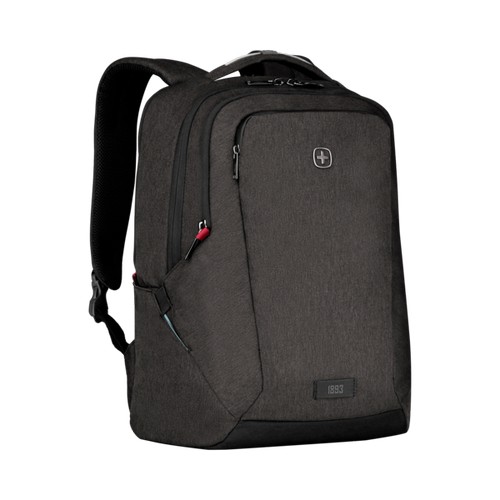 SAC À DOS POUR ORDINATEUR PORTABLE 16’’ AVEC POCHE POUR TABLETTE - MX PROFESSIONAL - GRIS CHINÉ - WENGER - 3