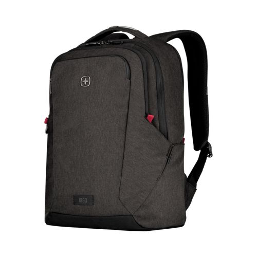 SAC À DOS POUR ORDINATEUR PORTABLE 16’’ AVEC POCHE POUR TABLETTE - MX PROFESSIONAL - GRIS CHINÉ - WENGER - 1