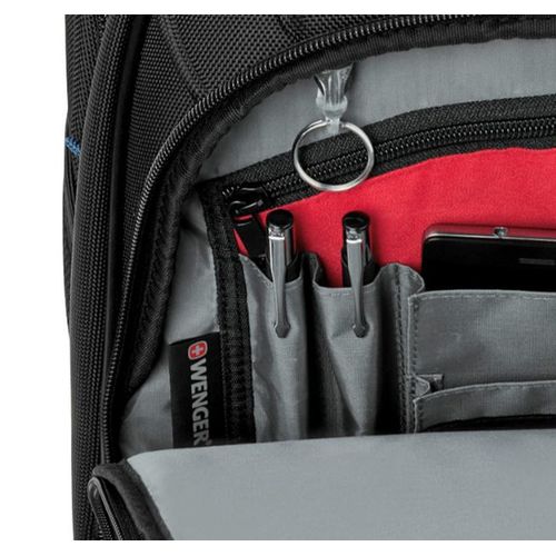 SAC À DOS POUR ORDINATEUR PORTABLE 17'' - CARBON - NOIR - WENGER - 6