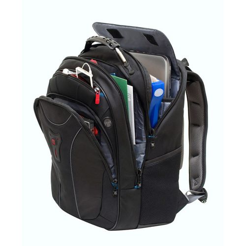SAC À DOS POUR ORDINATEUR PORTABLE 17'' - CARBON - NOIR - WENGER - 7