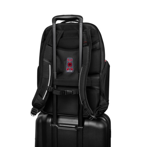 SAC À DOS POUR ORDINATEUR PORTABLE 17" AVEC POCHE POUR TABLETTE - METEOR - NOIR - WENGER - 10