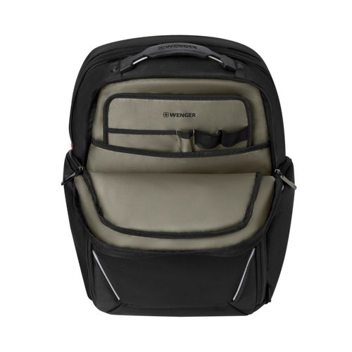 SAC À DOS POUR ORDINATEUR PORTABLE 17" AVEC POCHE POUR TABLETTE - METEOR - NOIR - WENGER - 3