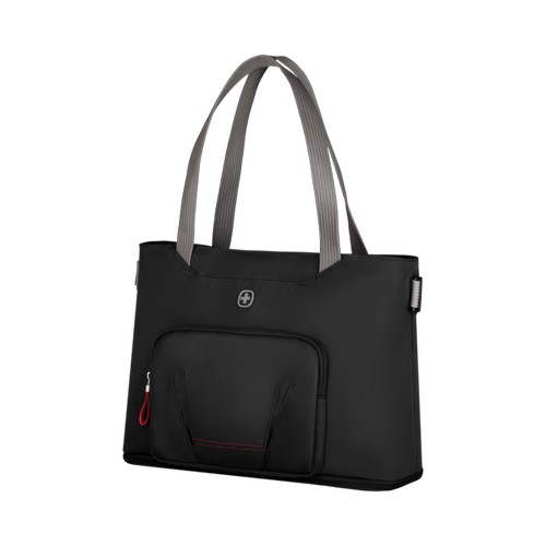 SAC À MAIN POUR ORDINATEUR PORTABLE 15.6'' AVEC POCHE POUR TABLETTE - MOTION DELUXE TOTE - CHIC NOIR - WENGER - 1