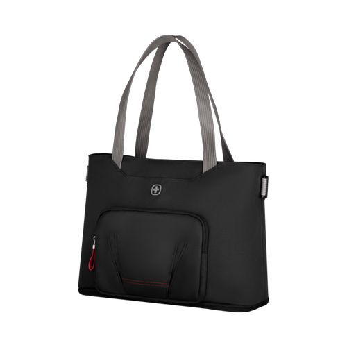 SAC À MAIN POUR ORDINATEUR PORTABLE 15.6'' AVEC POCHE POUR TABLETTE - MOTION DELUXE TOTE - CHIC NOIR - WENGER - 1