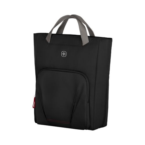 SAC À MAIN POUR ORDINATEUR PORTABLE 15.6'' AVEC POCHE POUR TABLETTE - MOTION VERTICAL TOTE - CHIC NOIR - WENGER - 4