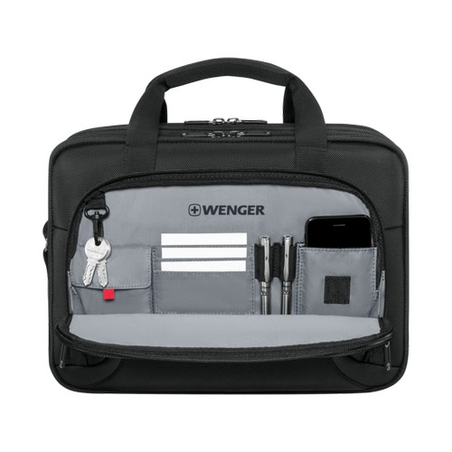 SACOCHE POUR ORDINATEUR PORTABLE 14’’AVEC POCHE POUR TABLETTE - PROSPECTUS 14 - NOIR - WENGER - 4