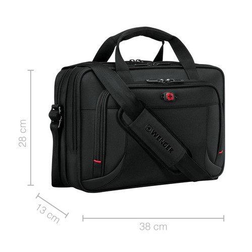 SACOCHE POUR ORDINATEUR PORTABLE 14’’AVEC POCHE POUR TABLETTE - PROSPECTUS 14 - NOIR - WENGER - 7