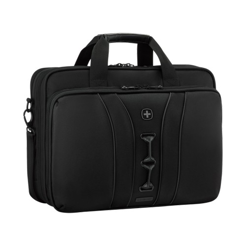 SACOCHE POUR ORDINATEUR PORTABLE 16 POUCES·(41 CM) AVEC POCHE POUR TABLETTE - LEGACY BLACK SERIES - NOIR - WENGER - 5