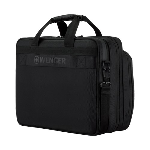 SACOCHE POUR ORDINATEUR PORTABLE 16 POUCES·(41 CM) AVEC POCHE POUR TABLETTE - LEGACY BLACK SERIES - NOIR - WENGER - 8