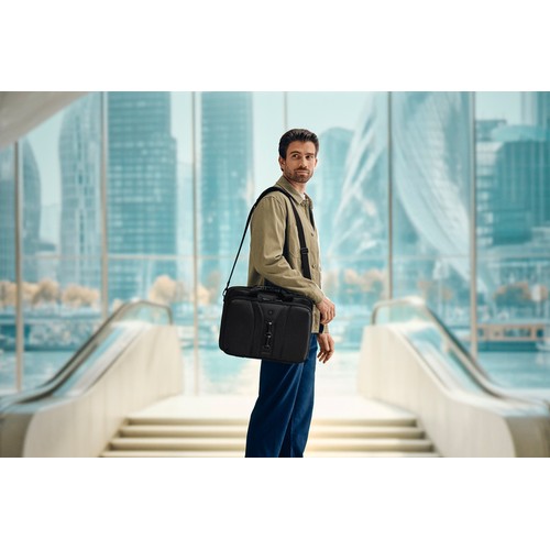 SACOCHE POUR ORDINATEUR PORTABLE 16 POUCES·(41 CM) AVEC POCHE POUR TABLETTE - LEGACY BLACK SERIES - NOIR - WENGER - 13