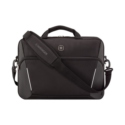 SACOCHE POUR ORDINATEUR PORTABLE 16’’ AVEC POCHE POUR TABLETTE - XE COMPACT BRIEF 16 - BLACK - WENGER - 2