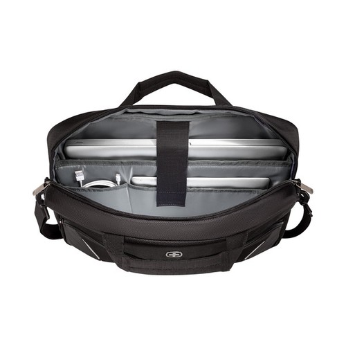 SACOCHE POUR ORDINATEUR PORTABLE 16’’ AVEC POCHE POUR TABLETTE - XE COMPACT BRIEF 16 - BLACK - WENGER - 6